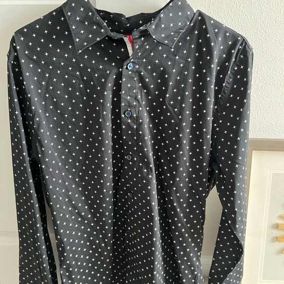Guess Black Star Pattern Shirt - Picture 4 of 4